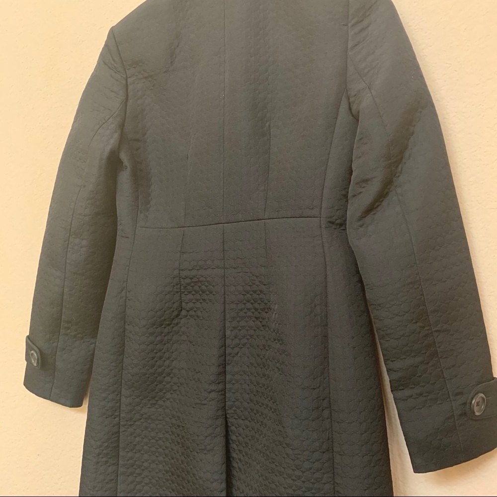 Banana Republic Black Circle Coat Extra Small - Picture 11 of 14